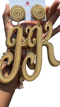 Custom Initial Earrings *ships free when paid via CashApp or Zelle. Details at checkout.
